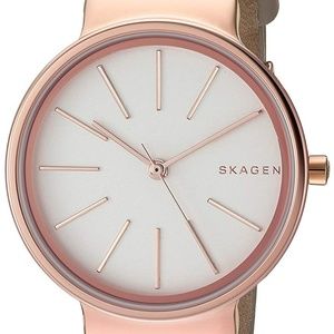 NWT Skagen Watch Rose Gold/Beige